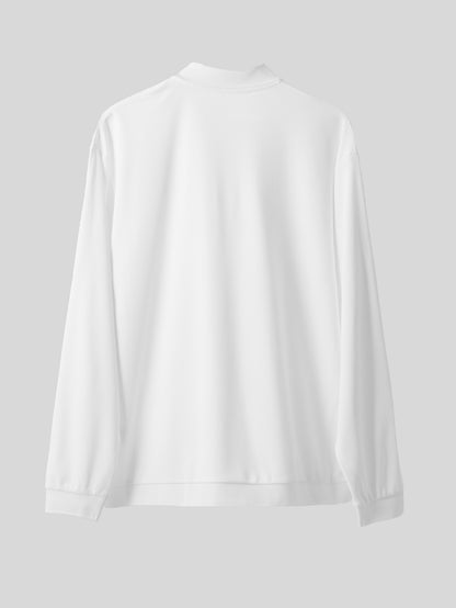 POLO L/S - White