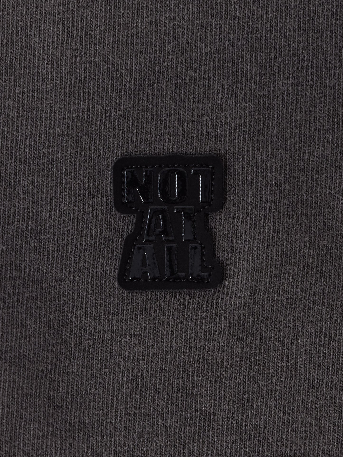 MINE | NOT AT ALL SHHHHH L/S T-shirt - PD Black